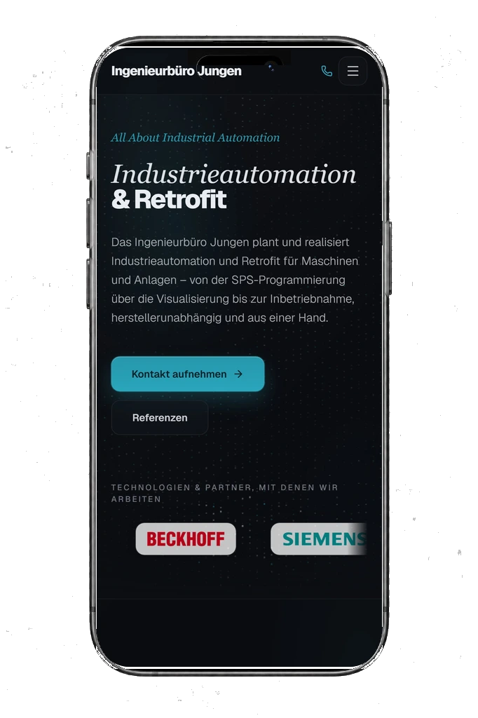 Ingenieurbüro Jungen – Mobile
