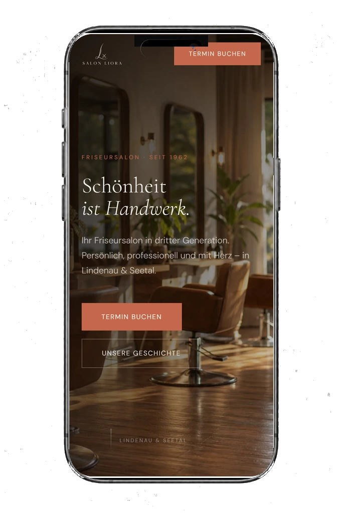 Salon Liora – Mobile